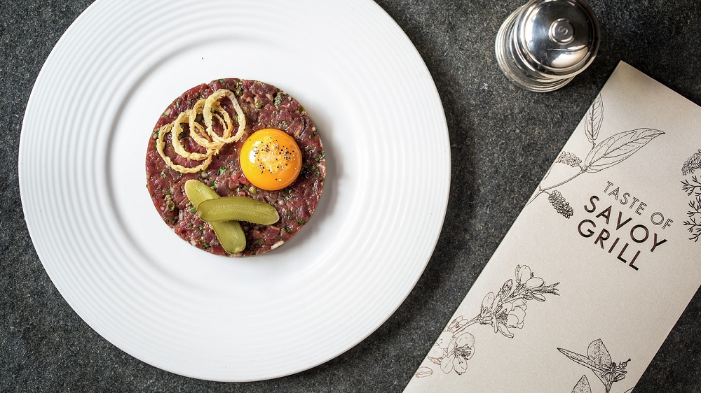 The Savoy Three Course Lunch for Two at Savoy Grill